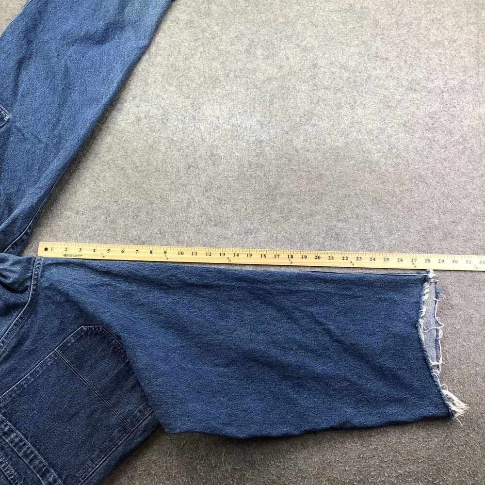 PACO Jeans Mens 36x28 Blue Wash Relaxed Wide Leg Carpenter Denim Vintage Y2K